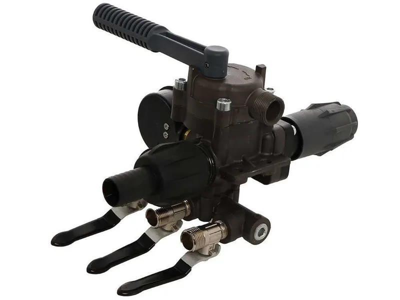 Groupe de commande Comet HPR 2 à 3 voies 150 l/min régulation haute pression, moyenne et basse pression