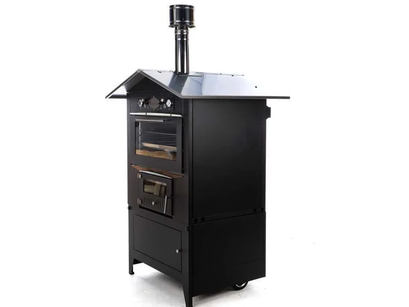 Rossofuoco Sedicinoni 80 - Four à bois d'extérieur black
