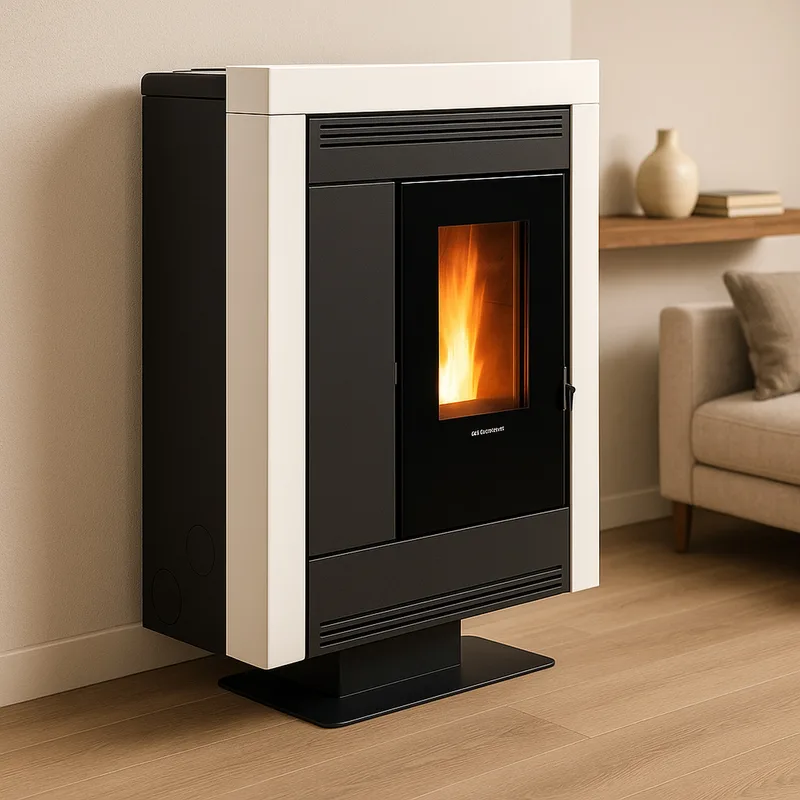 Extraflame souvenir PLUS steel 5.0 - Blanc poêle à granulés
