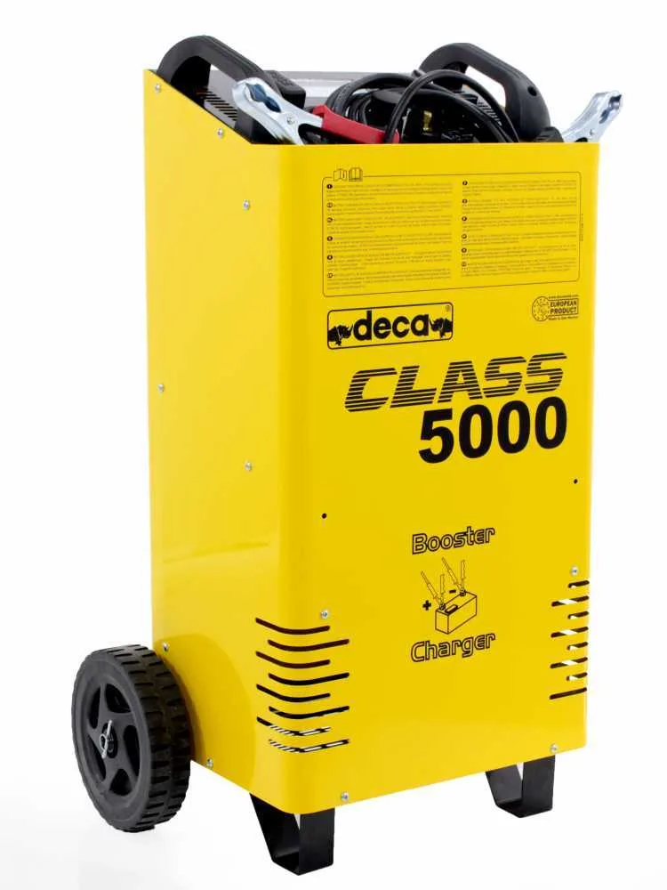 Deca class booster 5000 - Chargeur de batterie/démarreur - sur chariot - monophasé - batteries 12-24V
