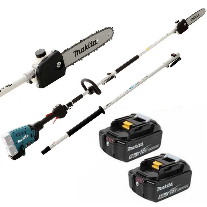 Perche élagueuse à batterie 36V multifonctions Makita DUX60 avec rallonge de 108cm - Batteries 2x18V 3Ah