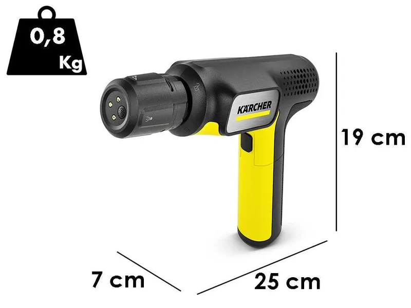 Karcher OC Handheld Compact - Pistolet de nettoyage à batterie - 7,2 V/2,5 Ah
