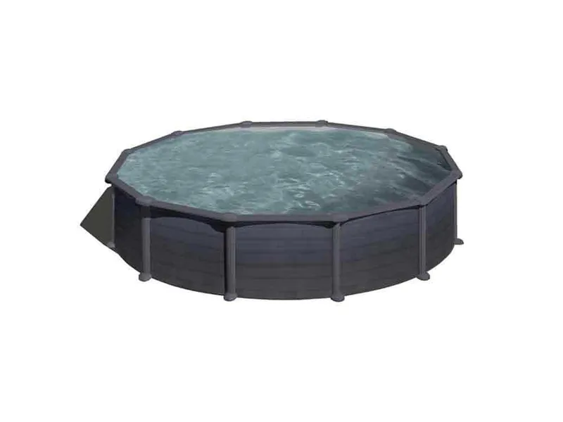 Gre Granada Ronde Ø550 x 132 cm - Piscine hors-sol en acier