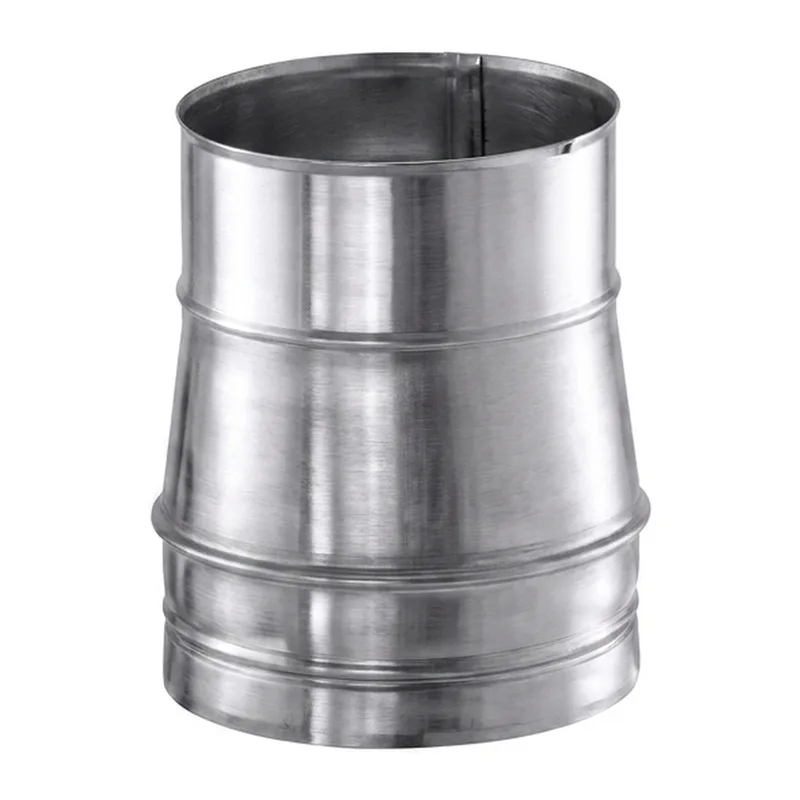 Schiedel Transition PPL extrémité mâle ronde vers manchon ovale Ø 130 mm