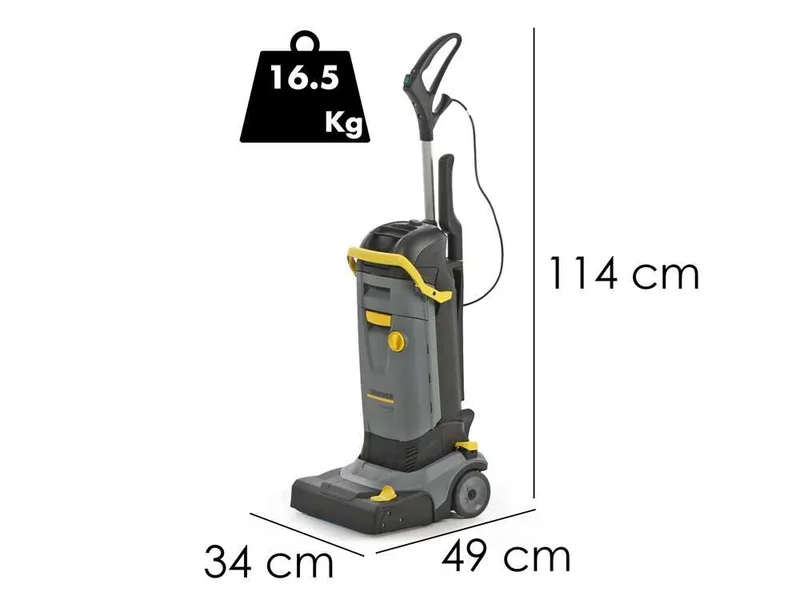 Karcher BR 30/4 C Adv - Nettoyeur de sols 3 en 1 : lave, sèche et aspire - 820W