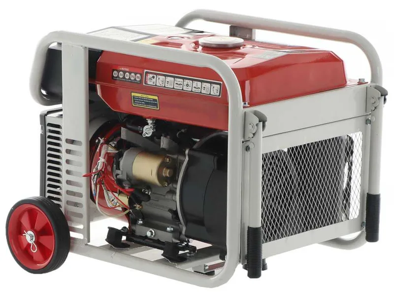 GeoTech Pro iGGP5000ES - Groupe électrogène inverter avec dém. électrique 4 kW sur chariot - Continu 3.5 kW Monophasé