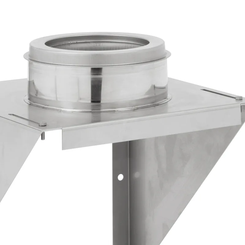 Opsinox plaque de console pour cheminée en acier inoxydable KOS pour MSDC-D Ø 131 - 180 mm