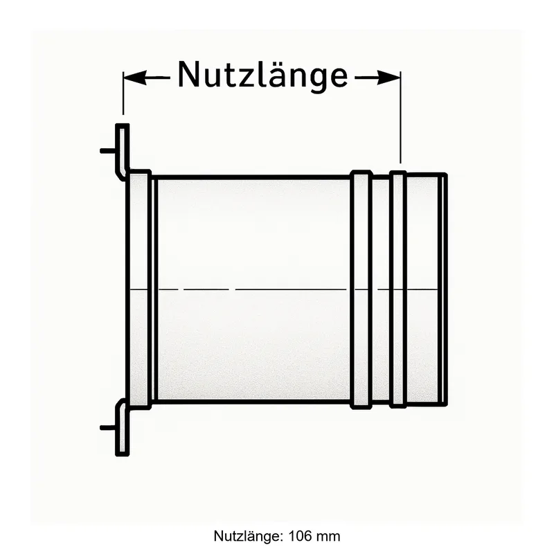 Schiedel PRIMA PLUS raccord Ø150 mm pour T-pièce simple paroi mat
