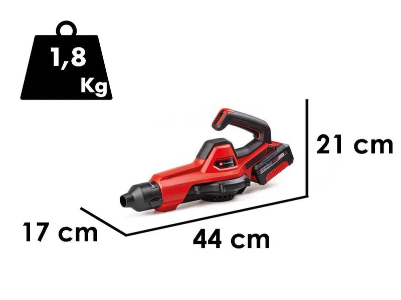 Einhell GE-CL 36/230 Li E - Souffleur à batterie - 18V/4,0Ah