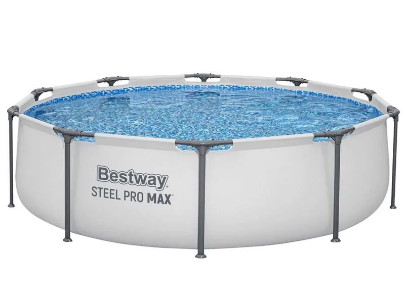 Bestway Steel Pro Max 56408 - Ø305x76 cm - Piscine ronde + pompe de filtration 16 W