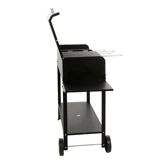 Mille Polifemo Big - Barbecue à charbon en fer artisanal - 2x 47,5x37 cm