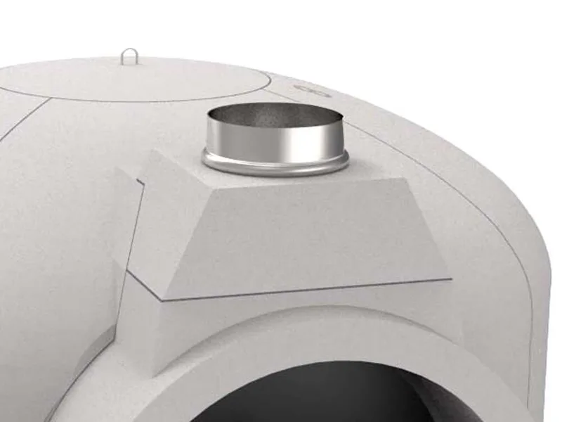 Edilmark FP 140N - Four à pizza - Surface de cuisson 80mm - Capacité de cuisson 10 pizzas