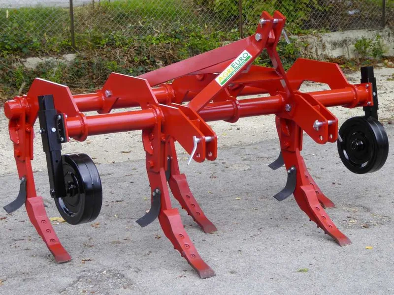 Décompacteur agricole série lourde 200 - 5 dents - Roues en acier
