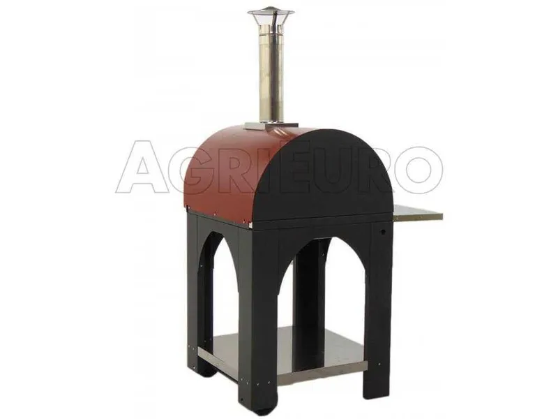 Cibus Red four à bois d'extérieur pour pizza - 2 pizzas