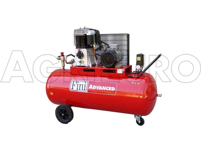 Fini Advanced BK 114-270L - Compresseur d'air électrique triphasé à courroie - Moteur 5.5 CV - 270 L