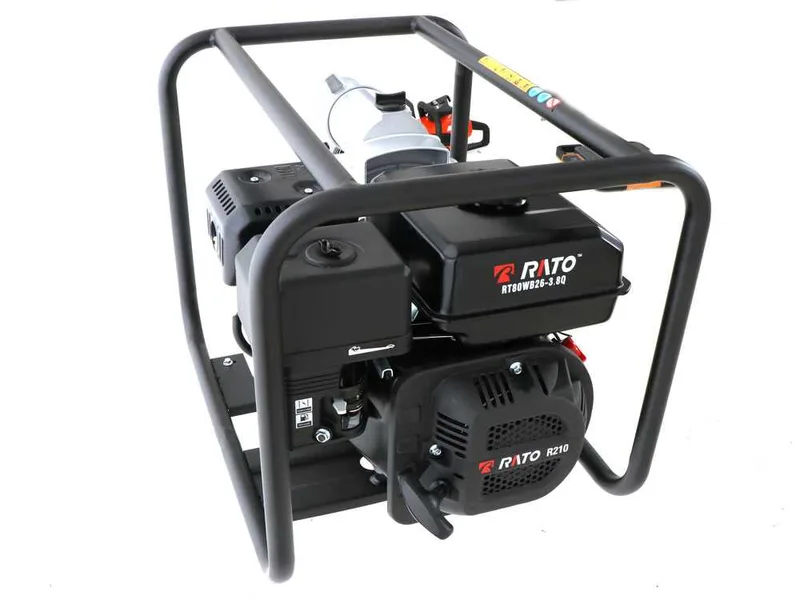 Motopompe pour eaux chargées RATO RT80W26 3.8 moteur R210