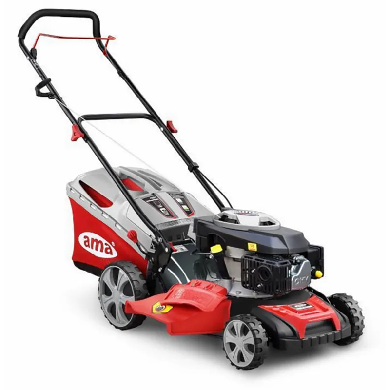 Tondeuse à gazon poussée Ama NRS 465T essence - 4en1: bac, mulching, éjection latérale, postérieure
