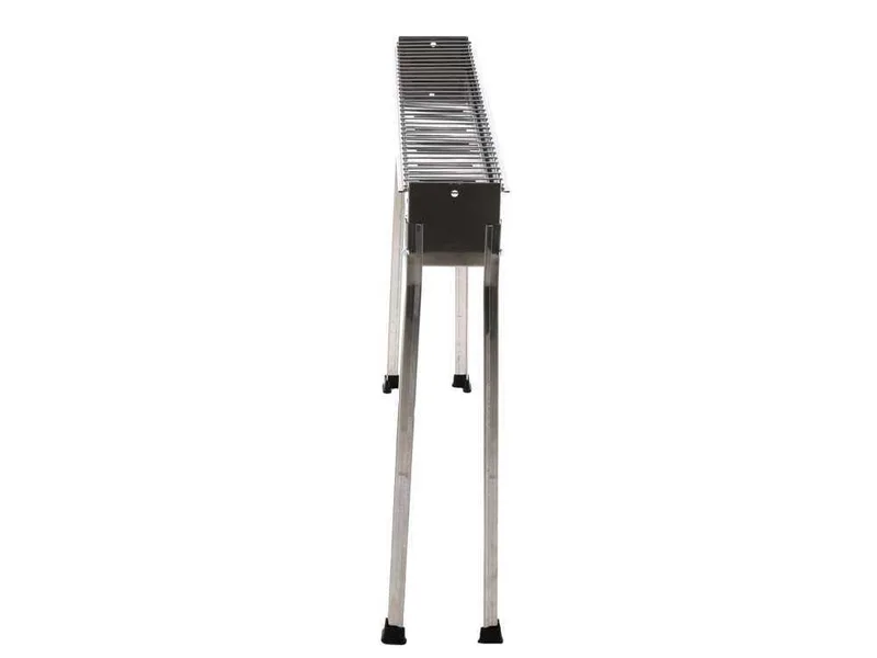 Seven Italy BBQ-60 INOX - Grille pour brochettes à charbon - 60x14 cm