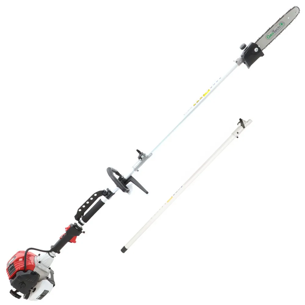 Perche élagueuse thermique 2 temps GeoTech GT-2 43 L avec perche de rallonge - 43 cm3