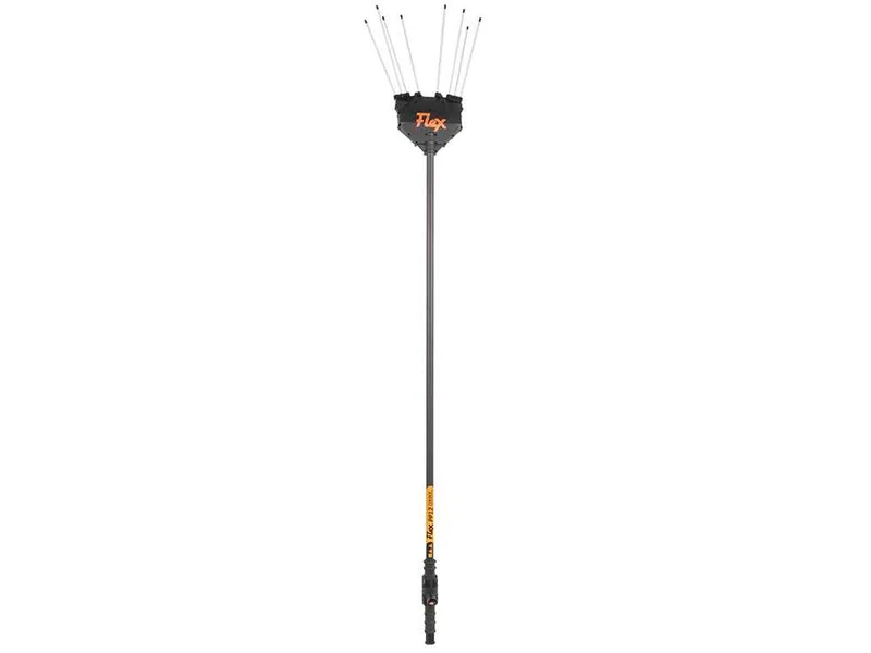 Oliviero Flex-PPF12 Premium - Peigne vibreur électrique à batterie - Perche en carbone fixe 250 cm