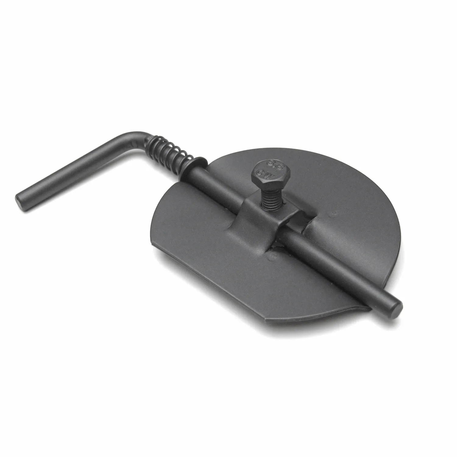 Raik Basic modérateur de tirage 160mm gris fonte pour tuyau de fumée / conduit de fumée