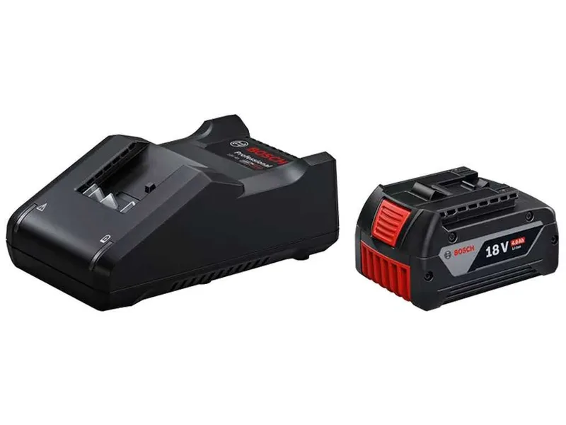 Bosch - Kit BASIC GAL 18V-40 pour la gamme Blue Professional - Avec une batterie de 4,0 Ah et un chargeur