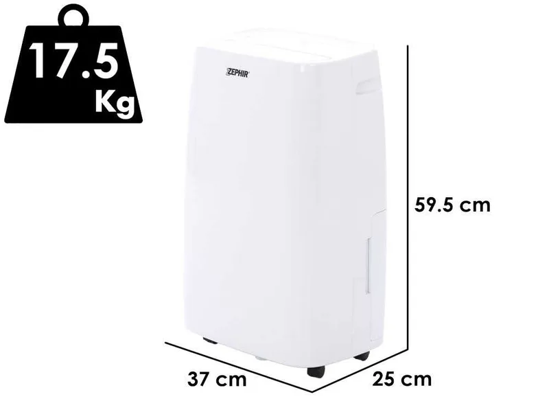 Zephir ZDP30 - Déshumidificateur - 30 L/24 h - 580 W