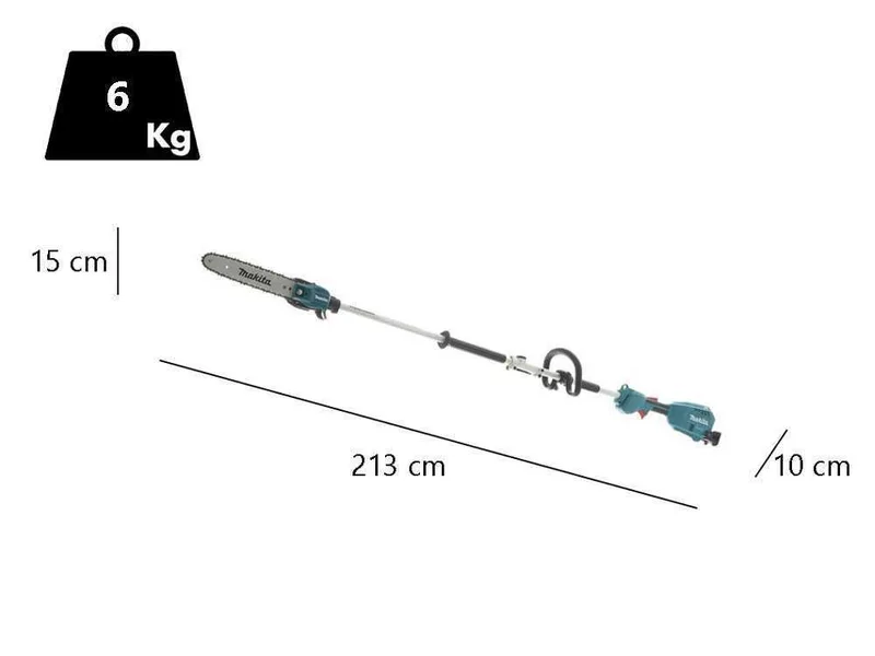 Perche élagueuse à batterie multifonctions Makita DUX18 - 18V 3Ah