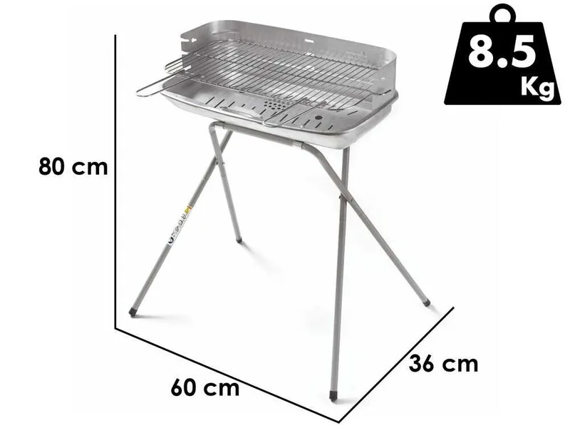 Ompagrill 60-40 Aluminized - Barbecue à charbon