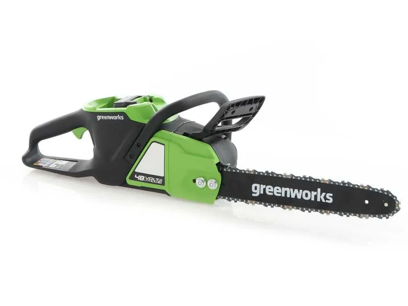Greenworks GD48CS36 - Tronçonneuse à batterie - Guide de 36 cm