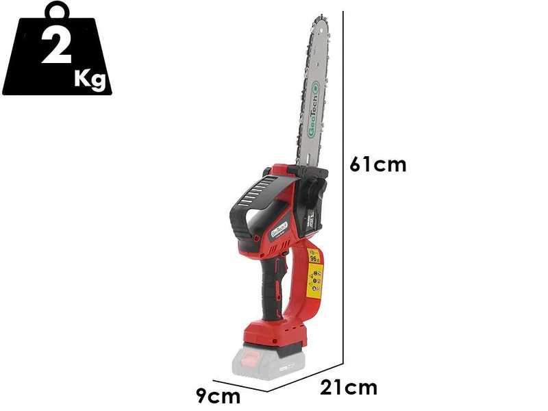 GeoTech X-Line PB-20V - Élagueuse sur batterie - 20 V