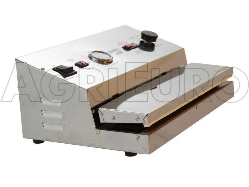 Machine sous vide manuelle en acier Euro 330 INOX - Barre de soudure 33 cm