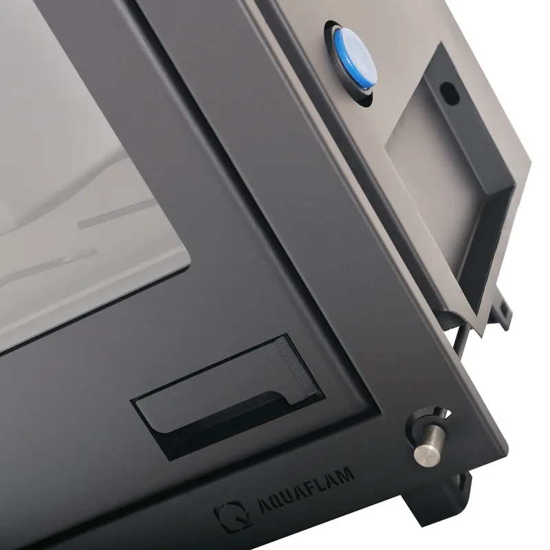 Aquaflam 12 Flat Basic Insert de cheminée avec échangeur d'eau
