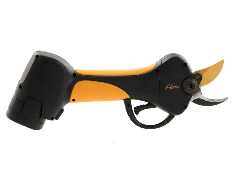 Agritec Flora PCP100A + PC32 – Kit élagueuse sur batterie + sécateur électrique – 3 batteries 14,4 V 2,5 Ah – Diamètre de coupe 32 mm