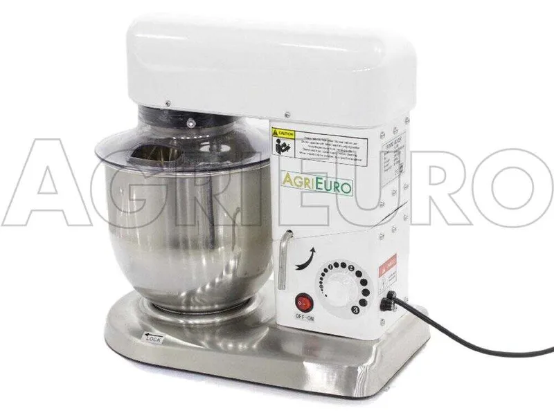 Batteur mélangeur planétaire FP105 - cuve INOX 5 litres - Accessoires interchangeables