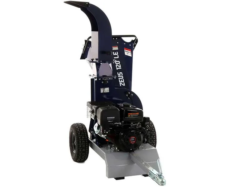 BullMach ZEUS 120 LE - Broyeur thermique professionnel - Moteur à essence 15 CV avec démarrage électrique