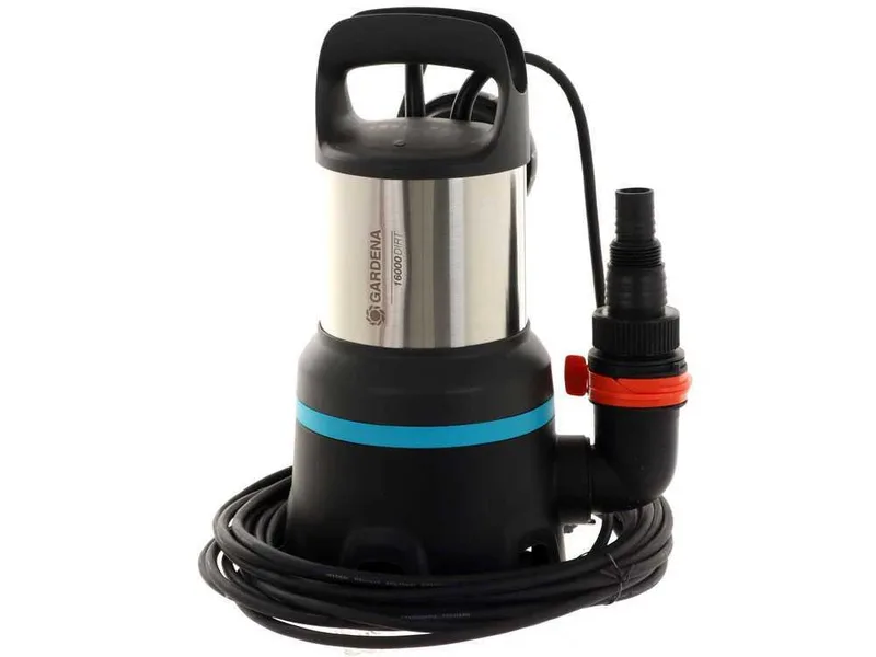 Pompe immergée pour eaux chargées Gardena 16000 art. 9042-20 - en acier inox