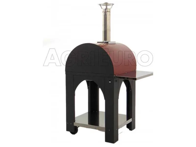 Cibus Red four à bois d'extérieur pour pizza - 2 pizzas