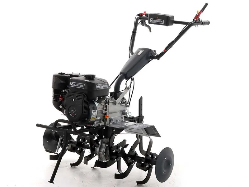 BlackStone MHG 2000 - Motobineuse thermique à essence de 212 cm3 - 7 CV