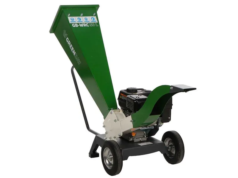 GreenBay GB-WRC 50 L - Broyeur de branches thermique - Moteur à essence 7 CV