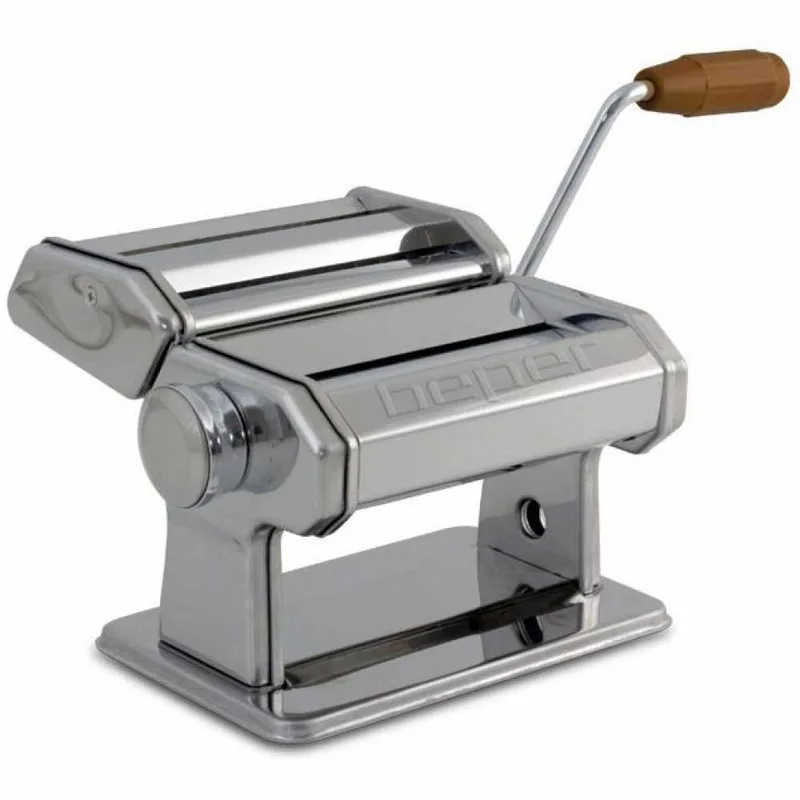 Beper 90.345 - Laminoir - Machine à pâte manuelle en INOX