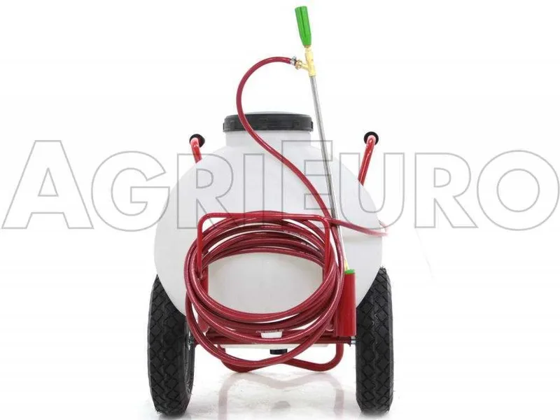 Pulvérisateur sur chariot à batterie 12V de 120 L PRO - Pompe de pulvérisation électrique avec attelage