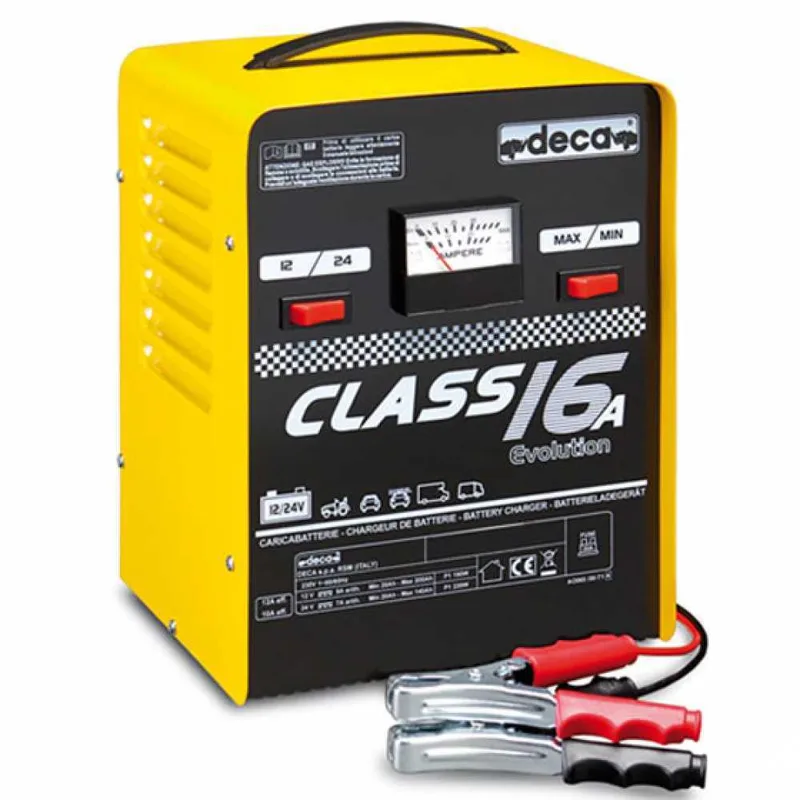 Deca CLASS 16A - Chargeur de voiture - portable - alimentation monophasée - batteries 12-24V