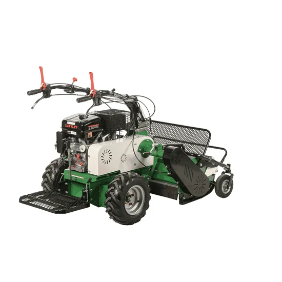 GreenBay MASTIFF 86-150 W-ES - Tondeuse débroussailleuse professionnelle à couteaux - Loncin G420FD