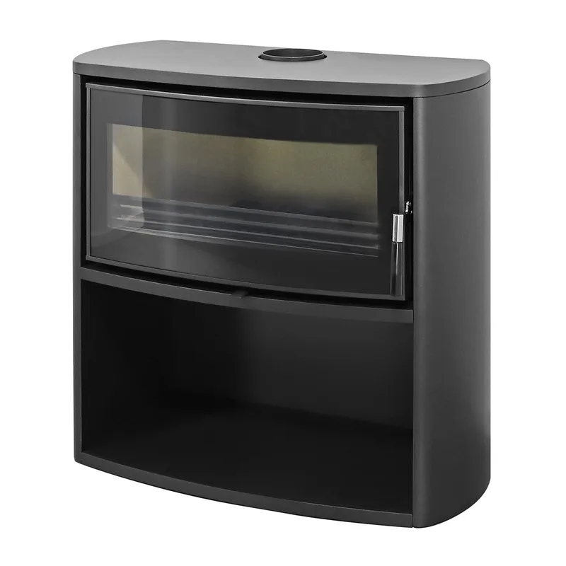 Poêle à bois Precise Drago DS08C en acier anthracite