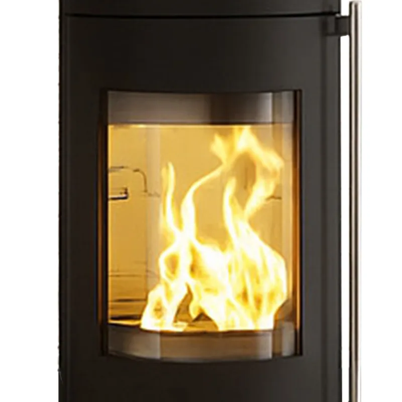Haas+Sohn MENTON RLU poêle à bois sans socle en bois noir profond
