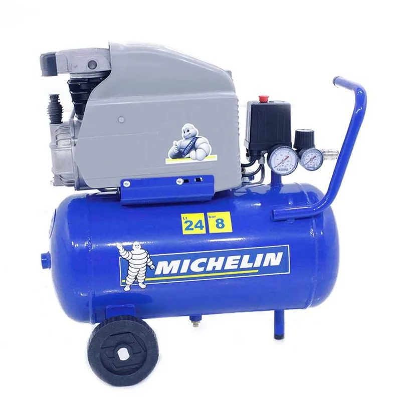 Michelin MB 24 - Compresseur d'air électrique monophasé - Moteur 2 CV - 24 L - Air comprimé