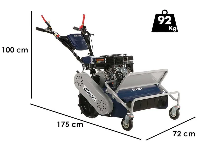 BullMach FALX 600 L - Tondeuse débroussailleuse à couteaux - Loncin G200F