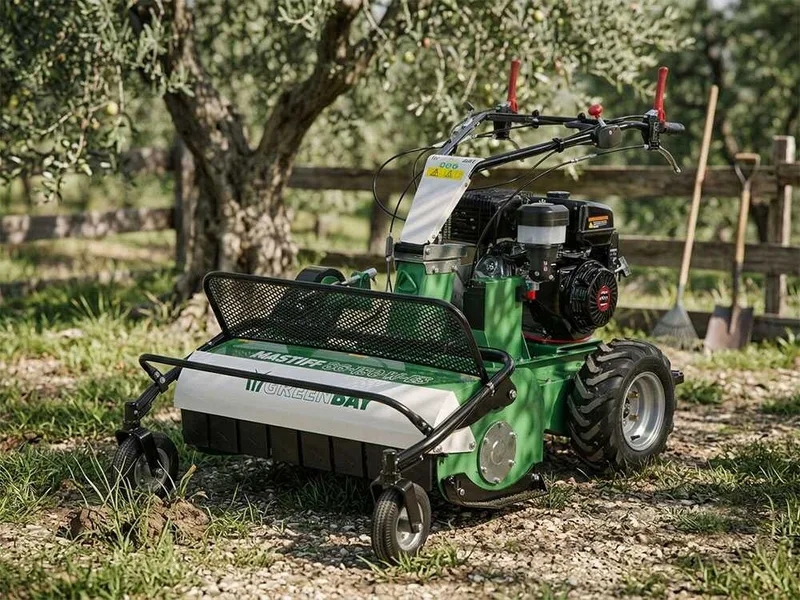 GreenBay MASTIFF 86-150 W-ES - Tondeuse débroussailleuse professionnelle à couteaux - Loncin G420FD