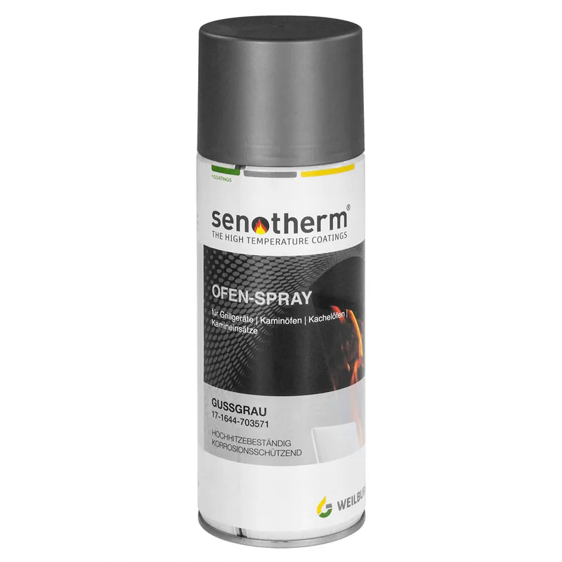 Raik Spray pour poêle en aérosol 400 ml Senotherm Gris fonte